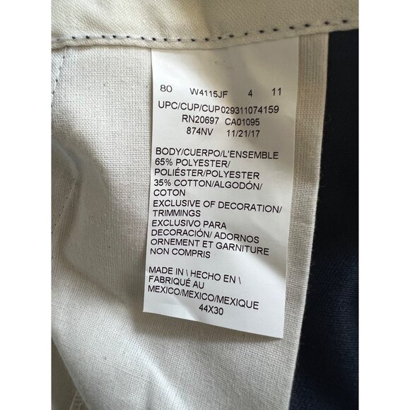 Dickies 874 Original Fit Work Pants Navy Wrinkle Resistant Durable Fabric 44x30 - Picture 8 of 16